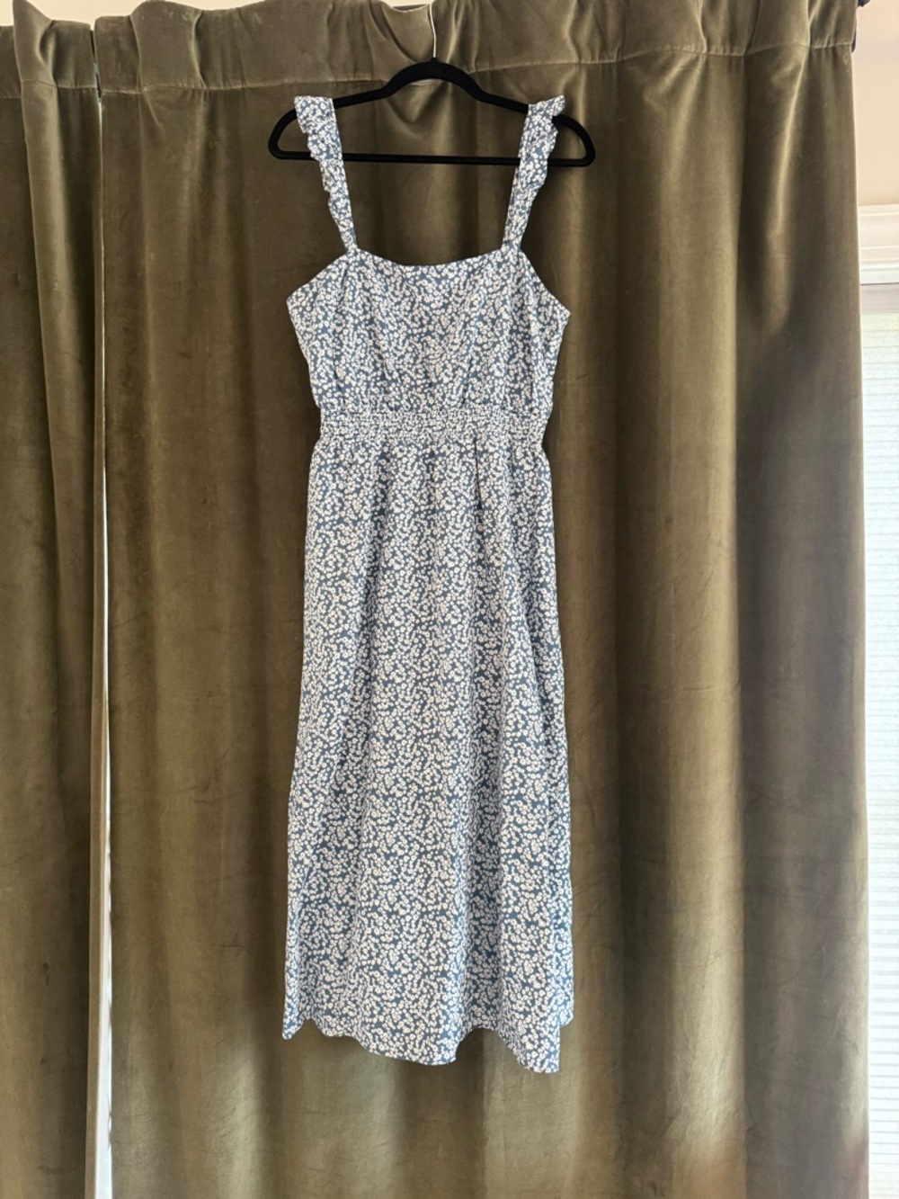 ✨ UpWest Blue Floral Midi Dress | Size M ✨